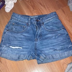 Zumies Empyre Melonie Ripped Denim Shorts